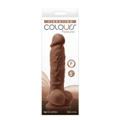 COLOURS PLEASURES VIBE 5 INCH DILDO BROW