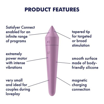 SATISFYER Ultra Power Bullet 8 - Purple