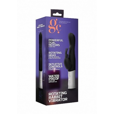 Rotating Rabbit Vibrator - Black