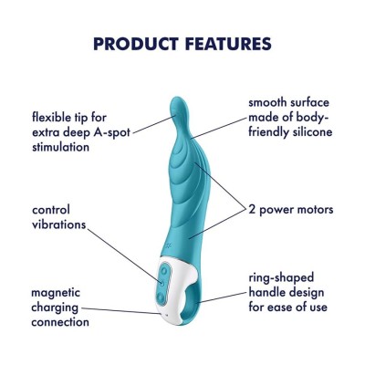 SATISFYER A-Mazing 2 blu