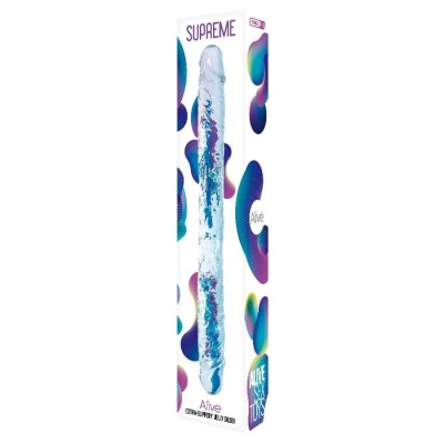 Supreme Jelly Dildo-Transparent- 38,5 cm