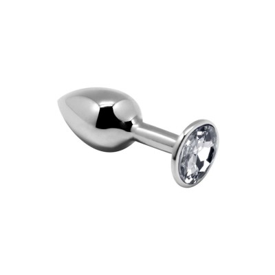 Mini Metal Butt Plug S - White