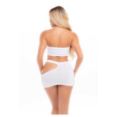 FEMME SEAMLESS 2PC SET WHITE