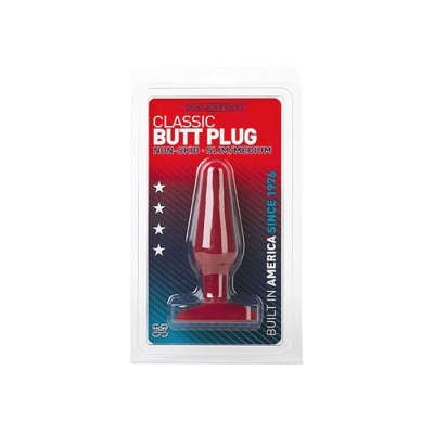 Butt Plug Non-Skid - Medium - Red