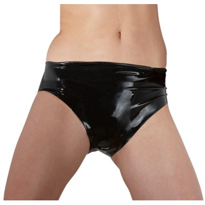 Latex Briefs with Inner Dildo