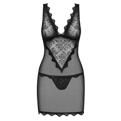 Emperita chemise & thong black