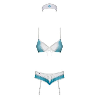 834-CST-6 nurse costume  blue