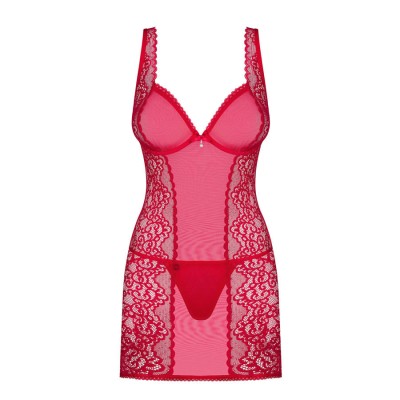 Rougebelle chemise & thong red