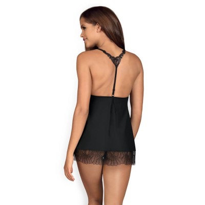 Chiccanta babydoll & thong black