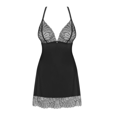 Chiccanta chemise & thong black