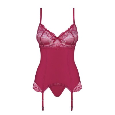 Rosalyne corset & thong red