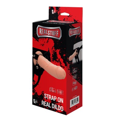 REALSTUFF STRAP ON REAL DILDO