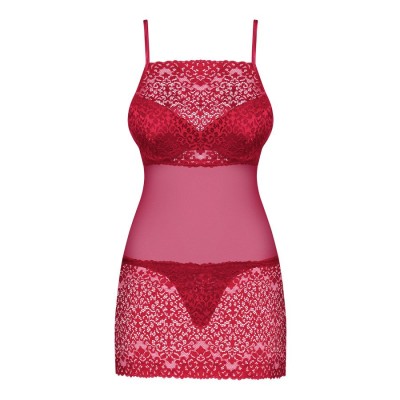 Lividia chemise & thong red