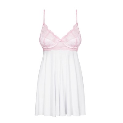 Girlly babydoll & thong white