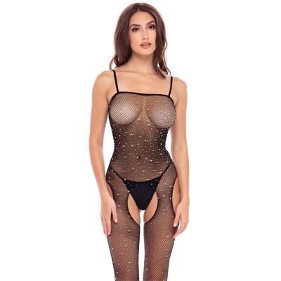 SPARKLE CROTCHLESS BODYSTOCKING