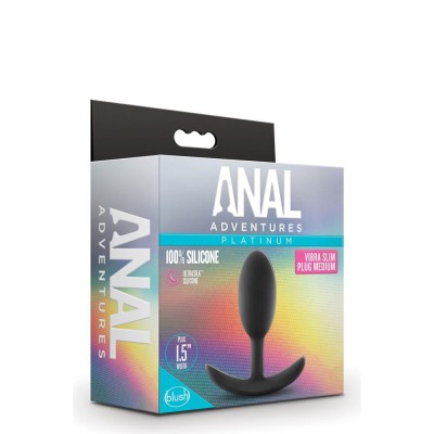 ANAL ADVENTURES PLATINUM VIBRA SLIM PLUG