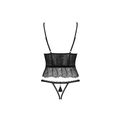 Romanesa corset & thong black