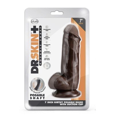 DR. SKIN PLUS  7 INCH GIRTHY POSABLE DIL