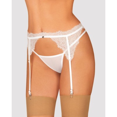 Bianelle garter belt white