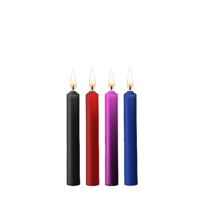 Teasing Wax Candles - Parafin - 4-pack