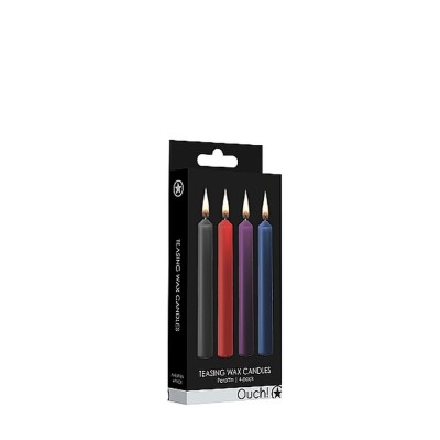 Teasing Wax Candles - Parafin - 4-pack