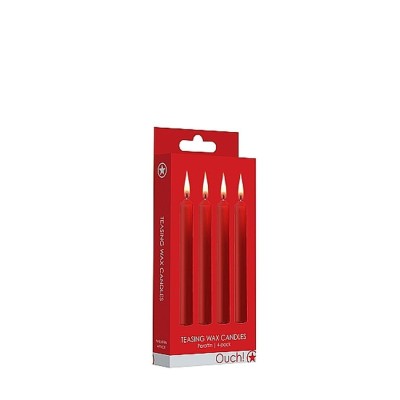 Teasing Wax Candles - Parafin - 4-pack