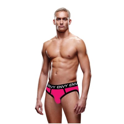 SOLID ENVY JOCK PINK BLACK