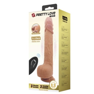 Pretty Love Tommy 8,9" Vibrating Dildo