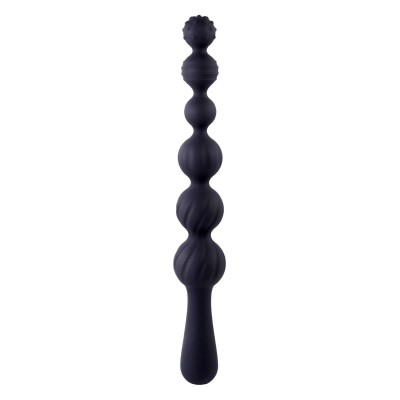 NMC 9.5 INCH RIBBED SILICONE ANAL BALL B