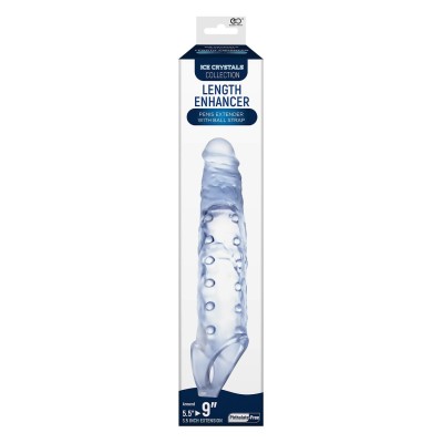 NMC 9 INCH TPE TRANSPARENT PENIS LENGTH