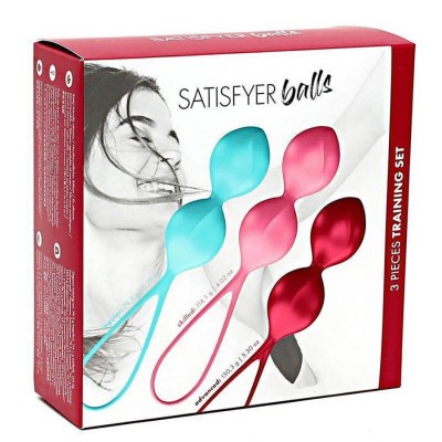 SATISFYER BALLS DOUBLE 80-150- SET 3 pz.