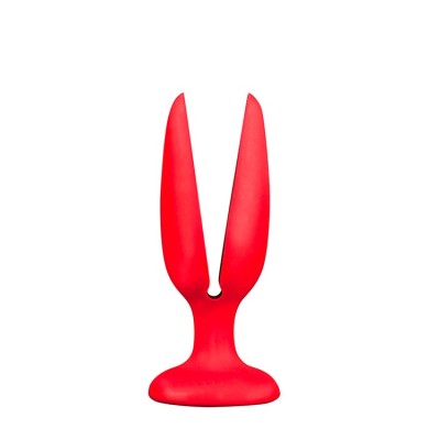 MENZSTUFF FLOWER BUTT PLUG 5INCH RED