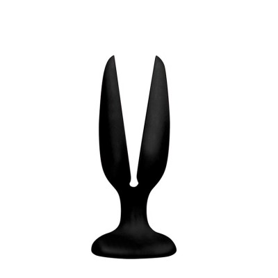 MENZSTUFF FLOWER BUTT PLUG 5INCH BLACK