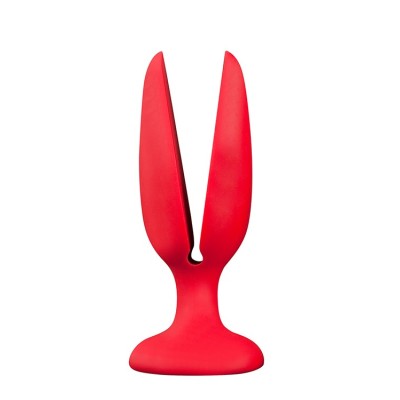 MENZSTUFF FLOWER BUTT PLUG 6INCH RED