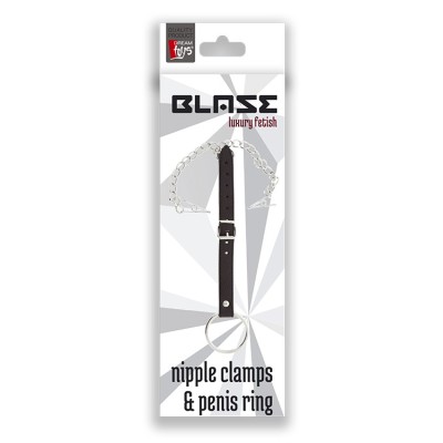 BLAZE PENIS RING & NIPPLE CLAMPS