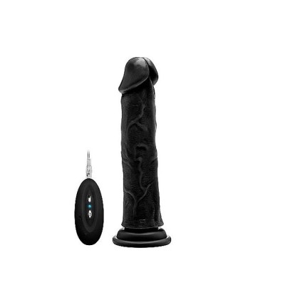 Vibrating Realistic Cock   Black