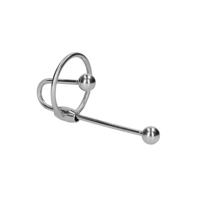 Stainless Steel Penis Plug with Ball - 0