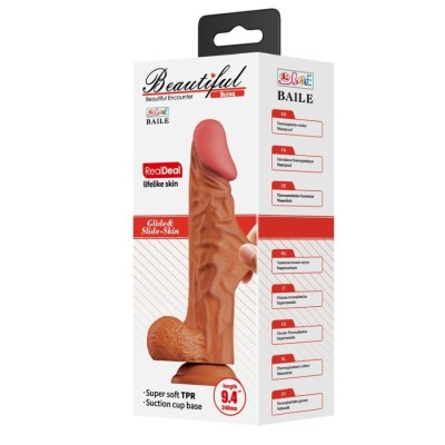 Beautiful Buraq 9,4 " Dildo Brown Beautiful Buraq 9,4 " Dildo Brown