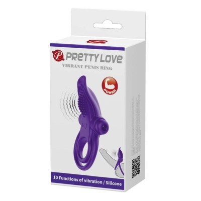 Pretty Love Vibrant Penis Ring Purple Pretty Love Vibrant Penis Ring Purple