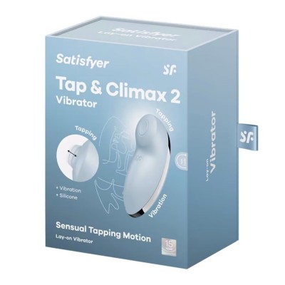 SATISFYER Tap & Climax 2 -Blue SATISFYER Tap & Climax 2 -Blue