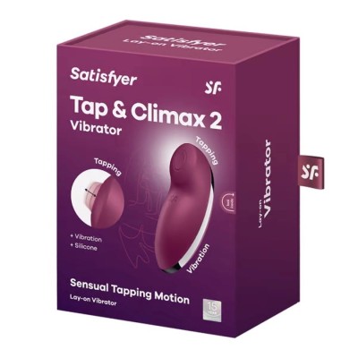 SATISFYER Tap & Climax 2 -Red SATISFYER Tap & Climax 2 -Red
