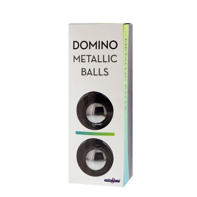 DOMINO METALLIC BALLS - SILVER DOMINO METALLIC BALLS - SILVER