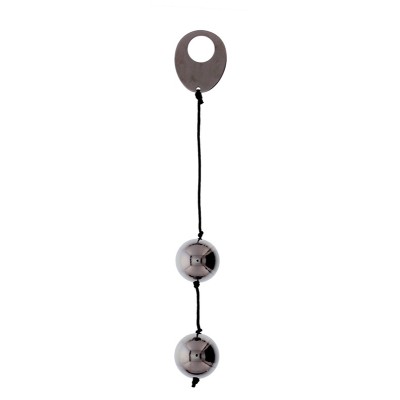DOMINO METALLIC BALLS -CHROME BLACK DOMINO METALLIC BALLS -CHROME BLACK