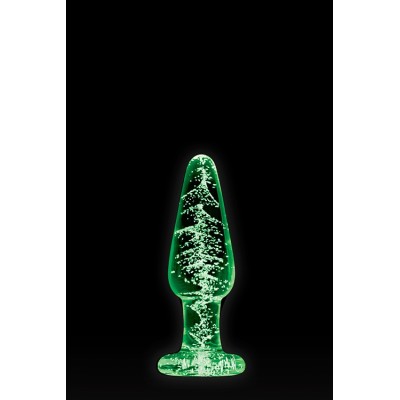 FIREFLY GLASS TAPERED PLUG MEDIUM CLEAR FIREFLY GLASS TAPERED PLUG MEDIUM CLEAR