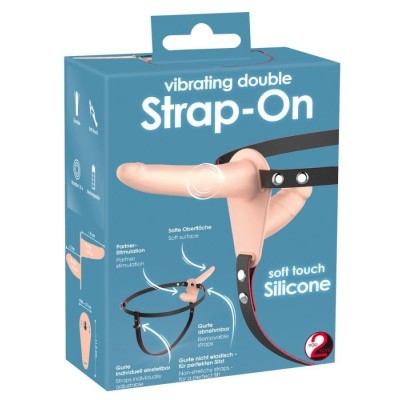 Vibrating Double Strap-On Vibrating Double Strap-On