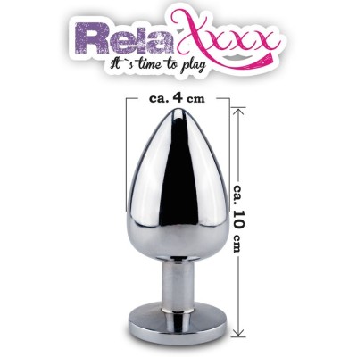 RelaXxxx Silver Starter Plug pink size L RelaXxxx Silver Starter Plug pink size L