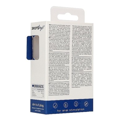 Slim Butt Plug - Blue Slim Butt Plug - Blue