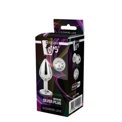 GLEAMING LOVE SILVER PLUG MEDIUM GLEAMING LOVE SILVER PLUG MEDIUM