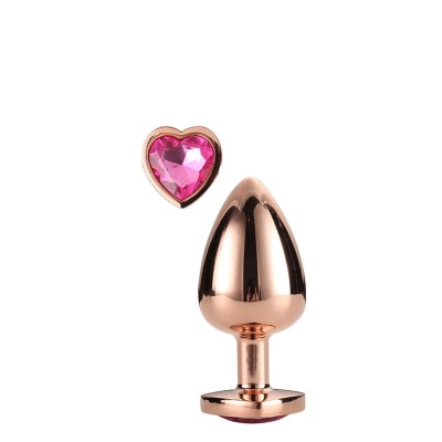 GLEAMING LOVE ROSE GOLD PLUG MEDIUM GLEAMING LOVE ROSE GOLD PLUG MEDIUM
