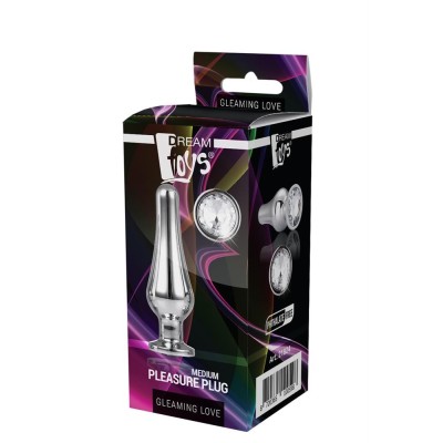 GLEAMING LOVE SILVER PLEASURE PLUG M GLEAMING LOVE SILVER PLEASURE PLUG M